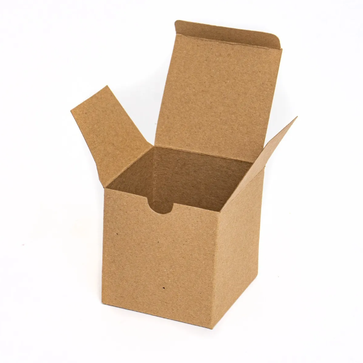 50 Cajas Kraft 8.5 x 8.5 x 9 cm – Pack de empaque resistente para productos pequeños