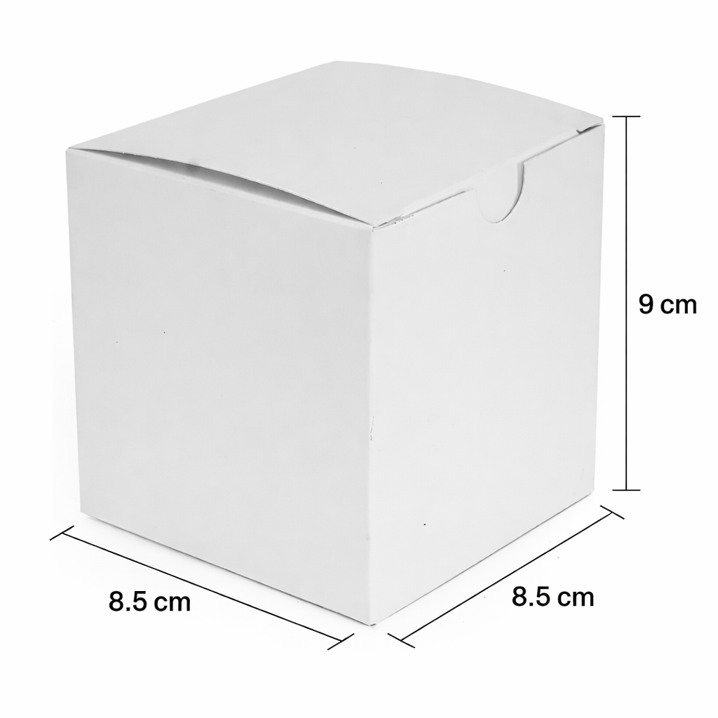50 Cajas Kraft 8.5 x 8.5 x 9 cm – Pack de empaque resistente para productos pequeños